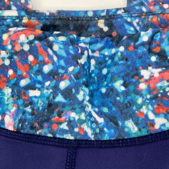 North Face Athletic 7/8 Leggings Navy Multi M - Picture 5 of 10